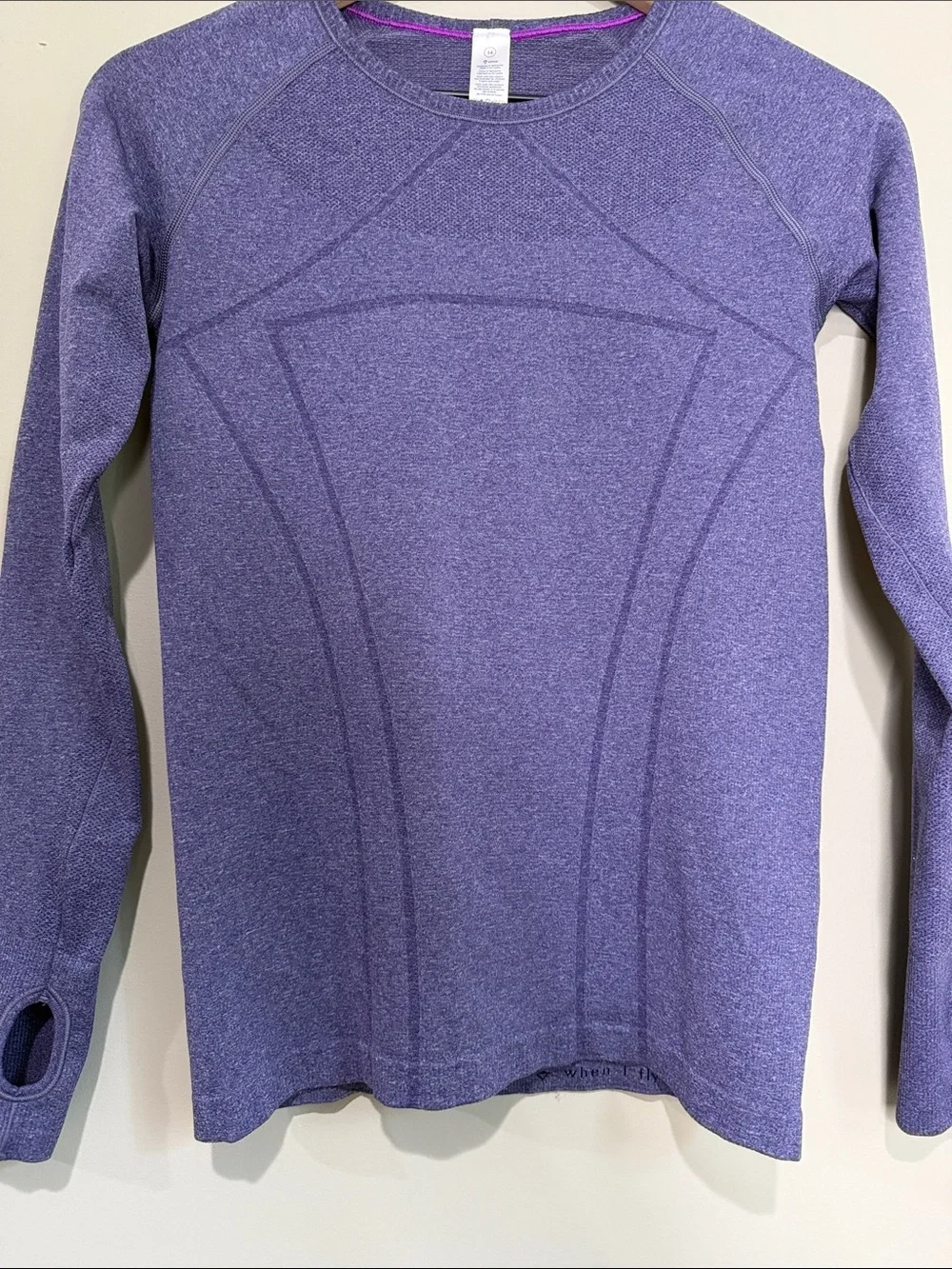 Ivivva Fly Tech Purple Long Sleeve Athletic Top 14
